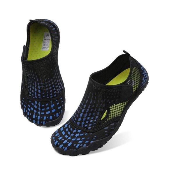 Centipede Demon Swim Water Shoes Unisex Size 8.5W/7.5M Blue Black Quick Dry - Picture 1 of 14